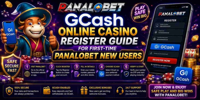 GCash Online Casino Register Guide for First-Time Panalobet New Users