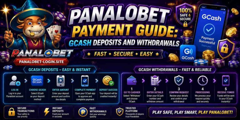 Panalobet Payment Guide: GCash Deposits and Withdrawals