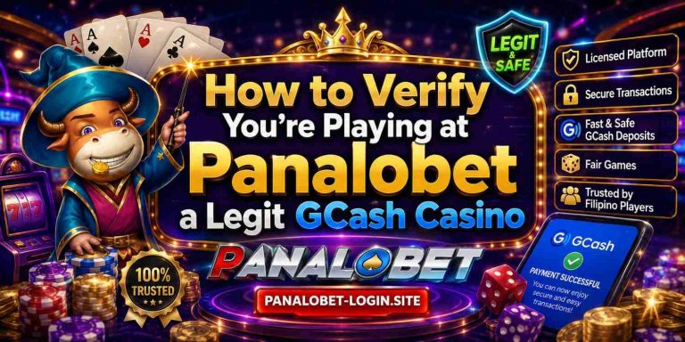 How to Verify You're Playing at Panalobet a Legit GCash Casino